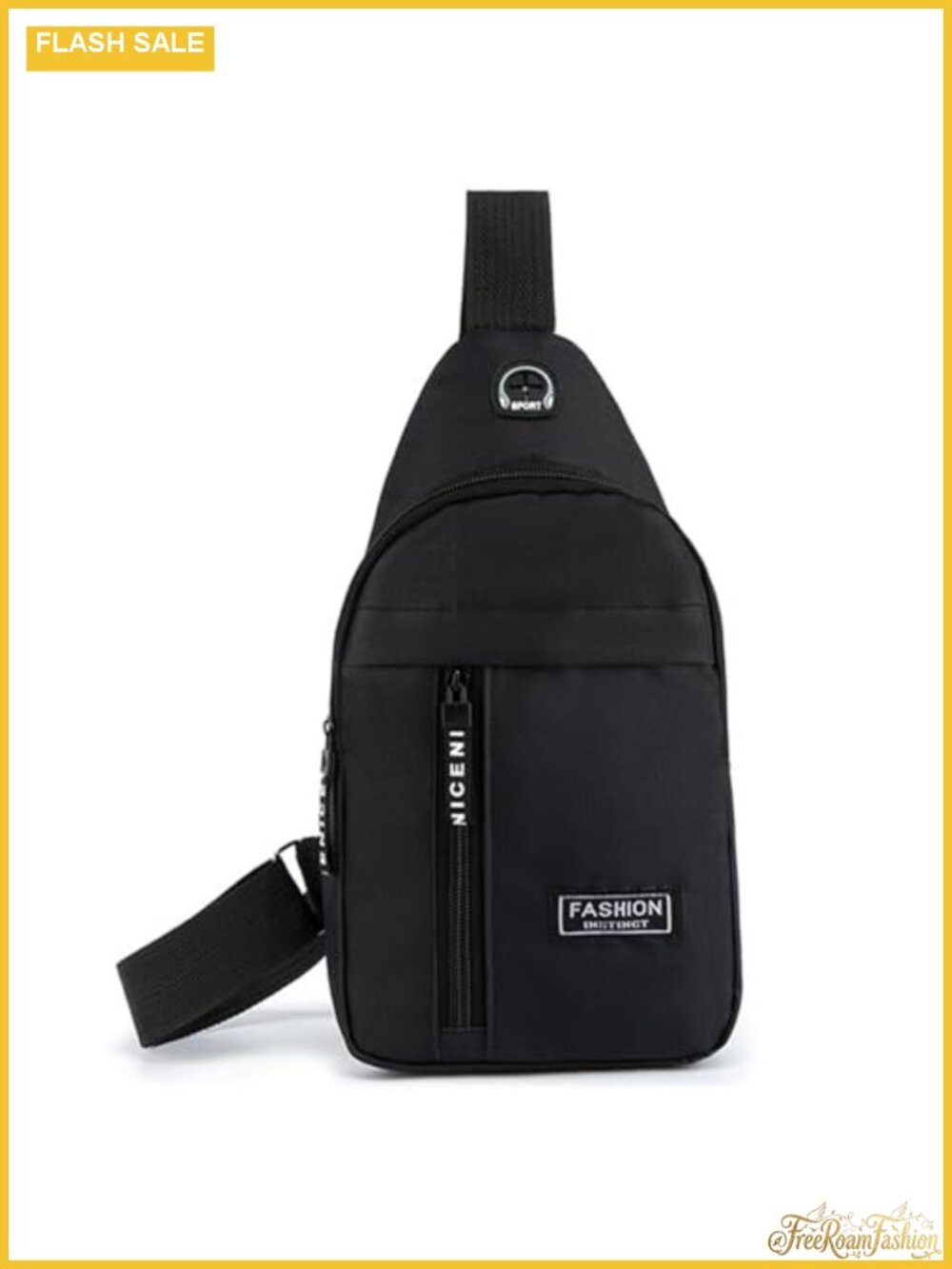 Crossbody Shoulder Bag Sling Chest Pack for Hiking Travel